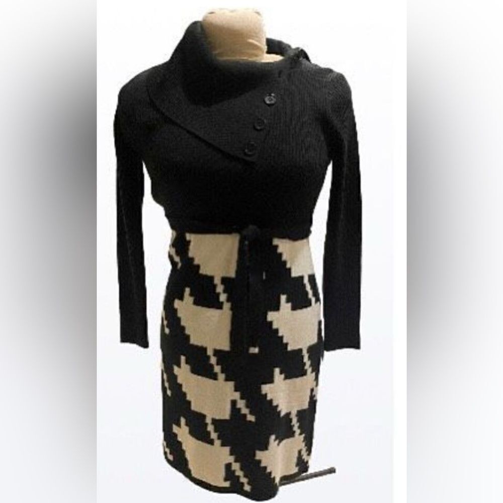 New Directions Lightweight Sweater Dress.โShawlโCollarโSizeโPetiteโMedium